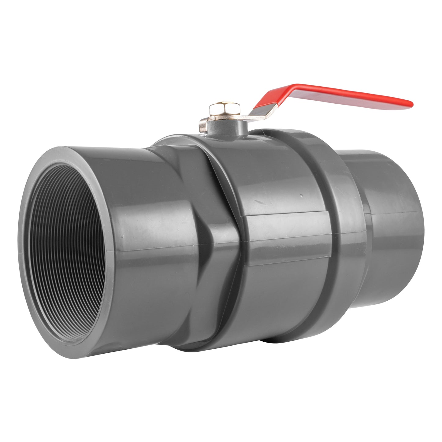 Polypropylene Lever Valve with Stainless Steel Ball, 3"