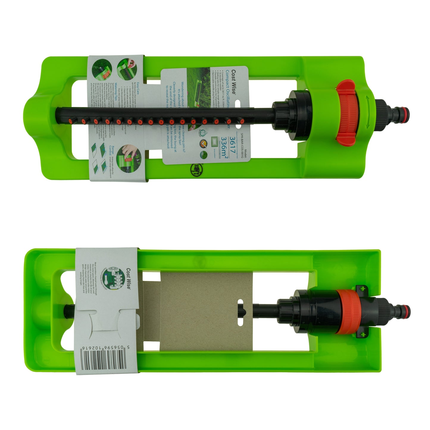Oscillating Bar Sprinkler, Green