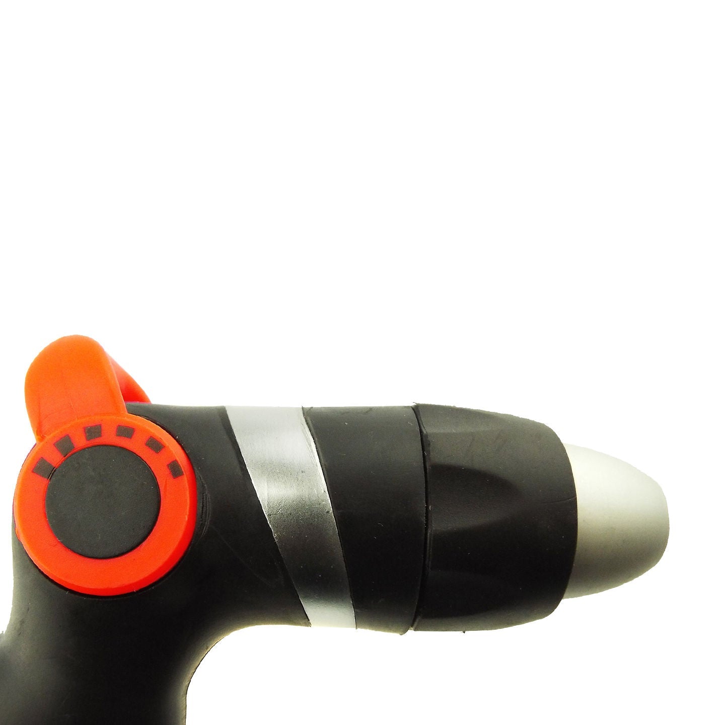 Black & Orange Adjustable Flow Metal Water Sprayer