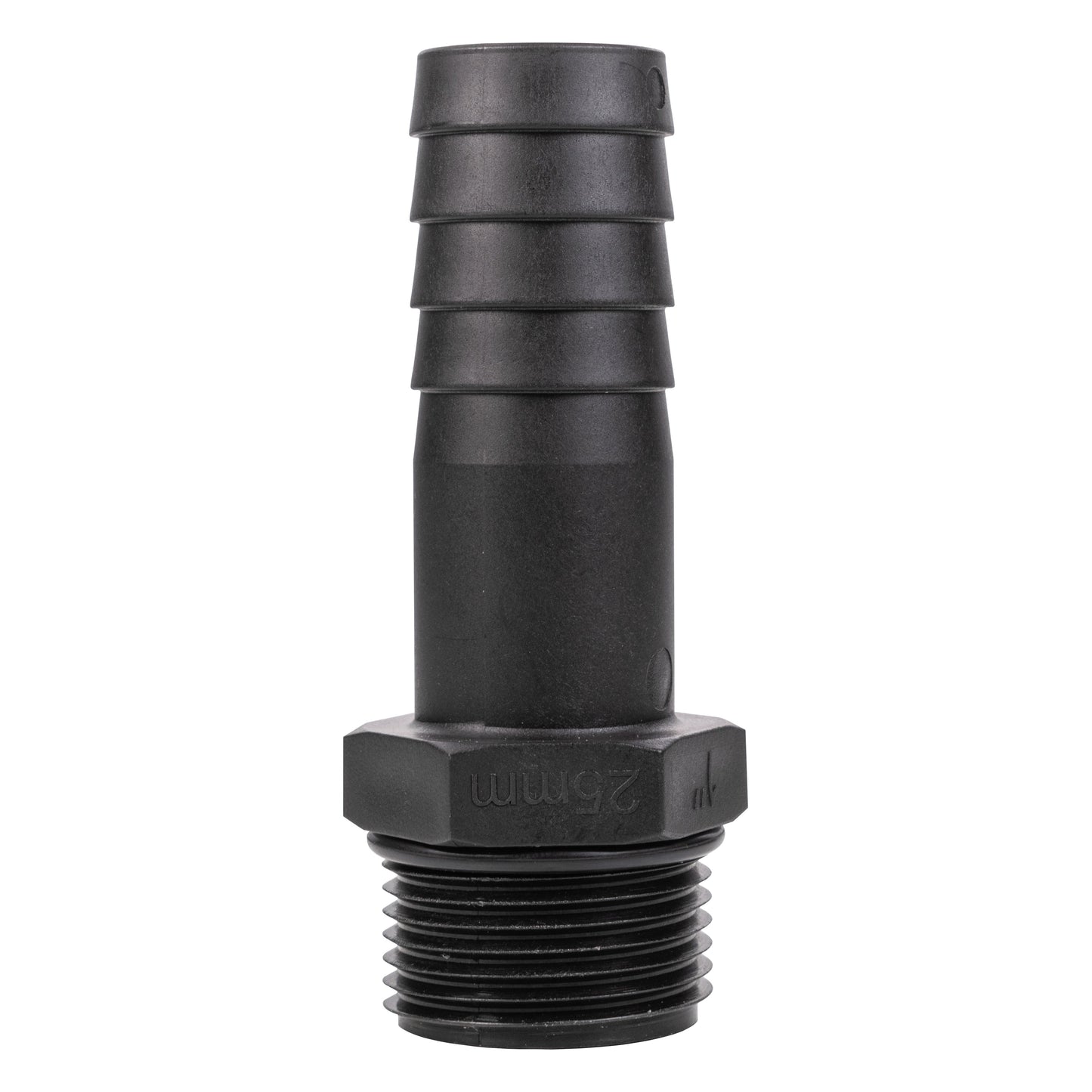 Stainless Steel Ball PP Valve & Barbed Outlet, 1"