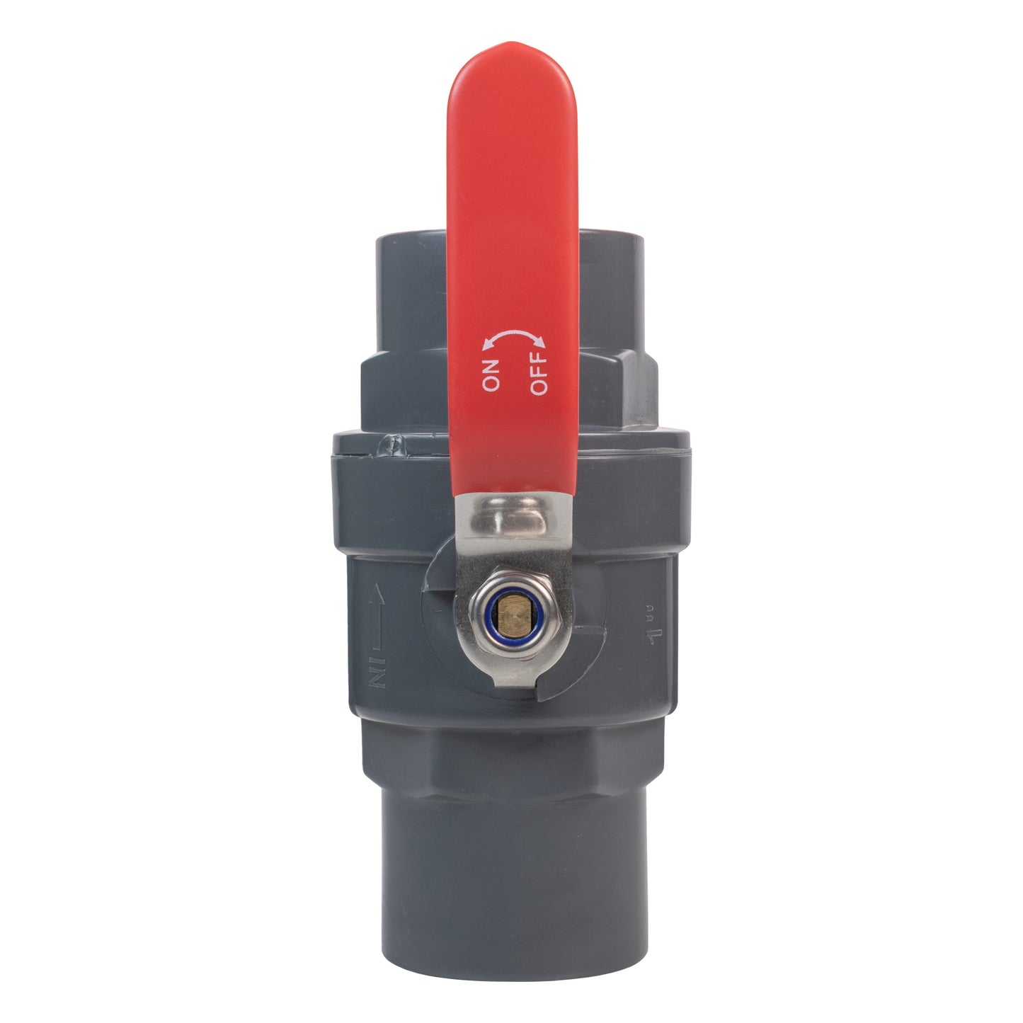 Stainless Steel Ball PP Valve & Barbed Outlet, 1"