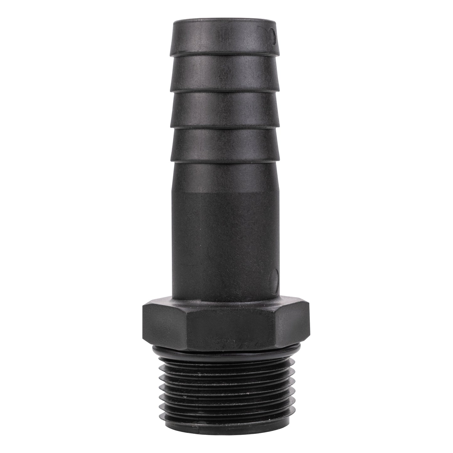 Stainless Steel Ball PP Valve & Barbed Outlet, 1/2"