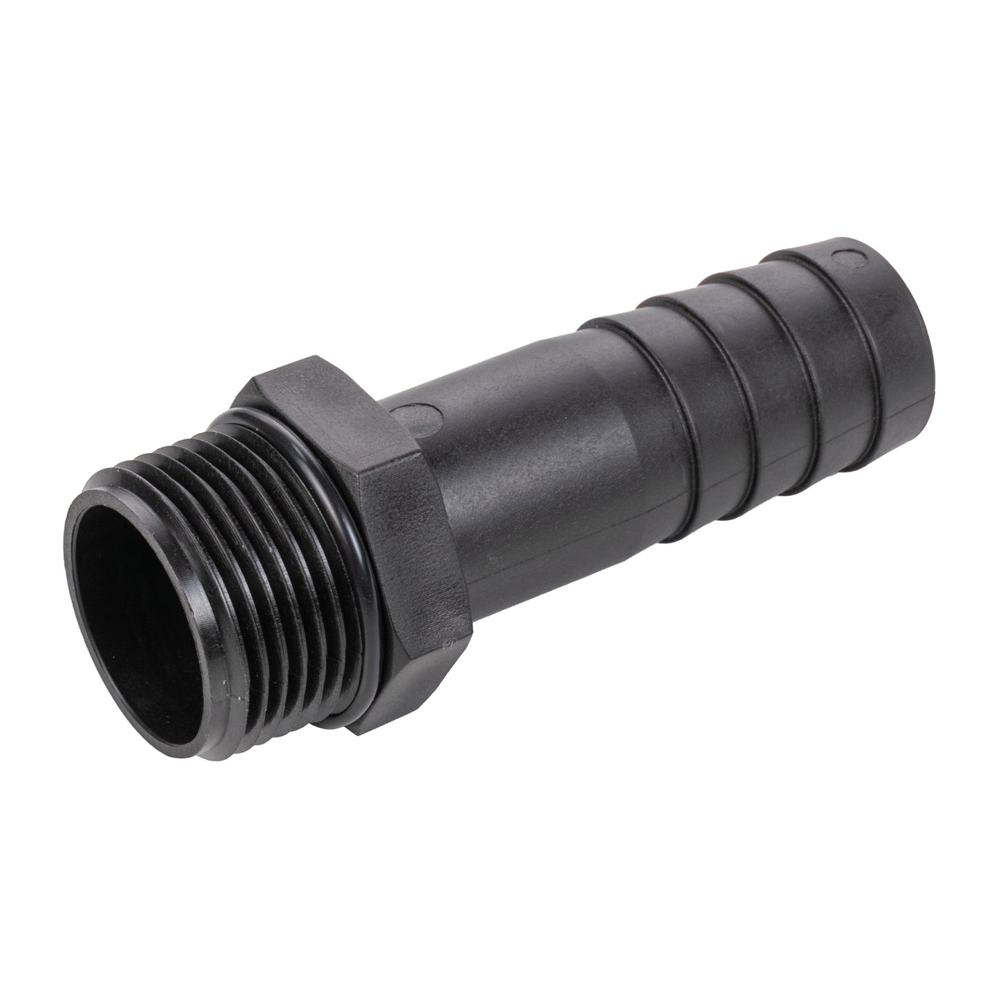 Stainless Steel Ball PP Valve & Barbed Outlet, 1/2"