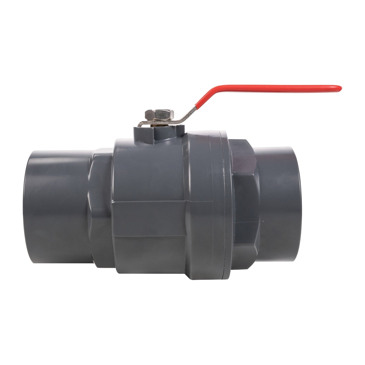 Stainless Steel Ball PP Valve & Barbed Outlet, 1.5"