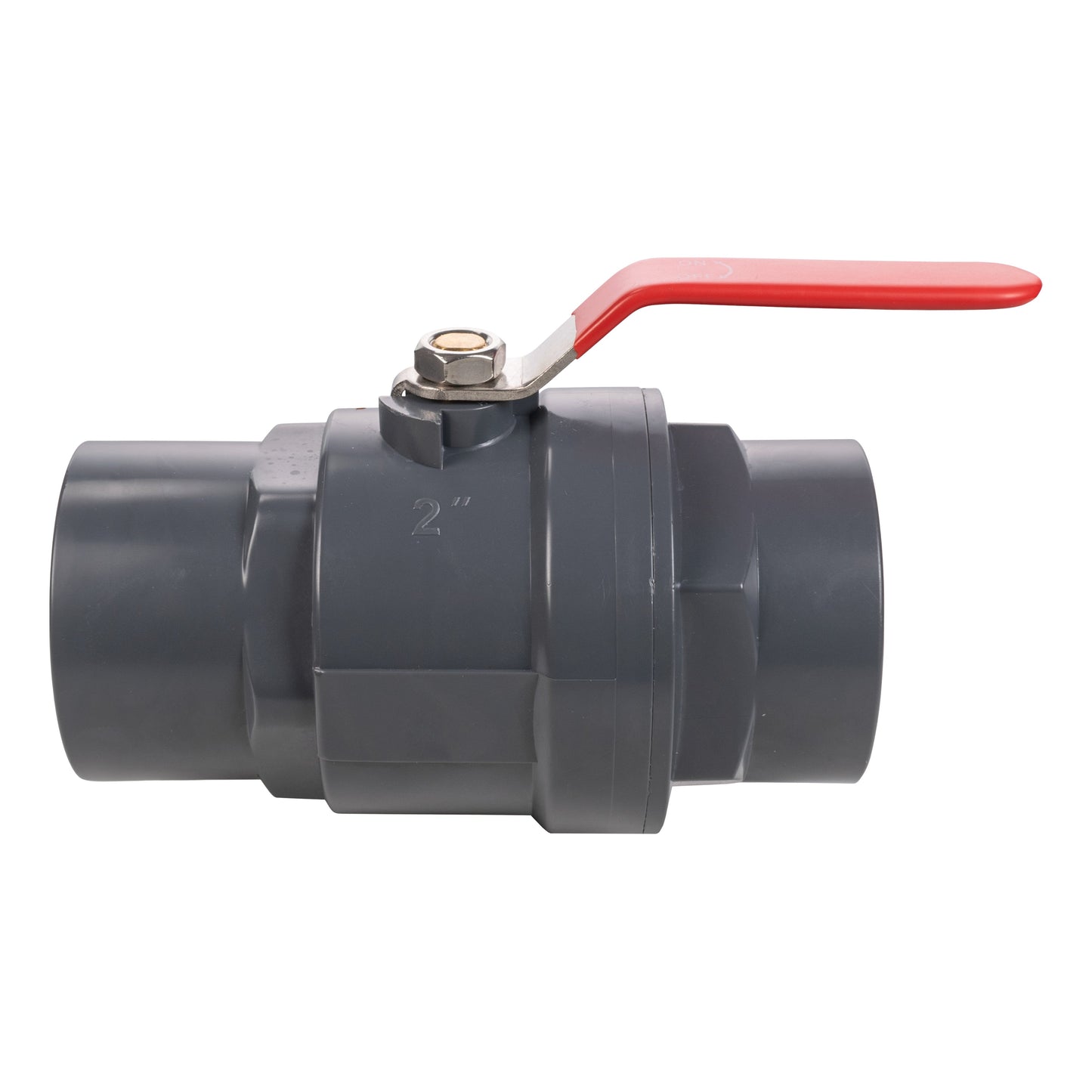 Stainless Steel Ball PP Valve & Barbed Outlet, 2"