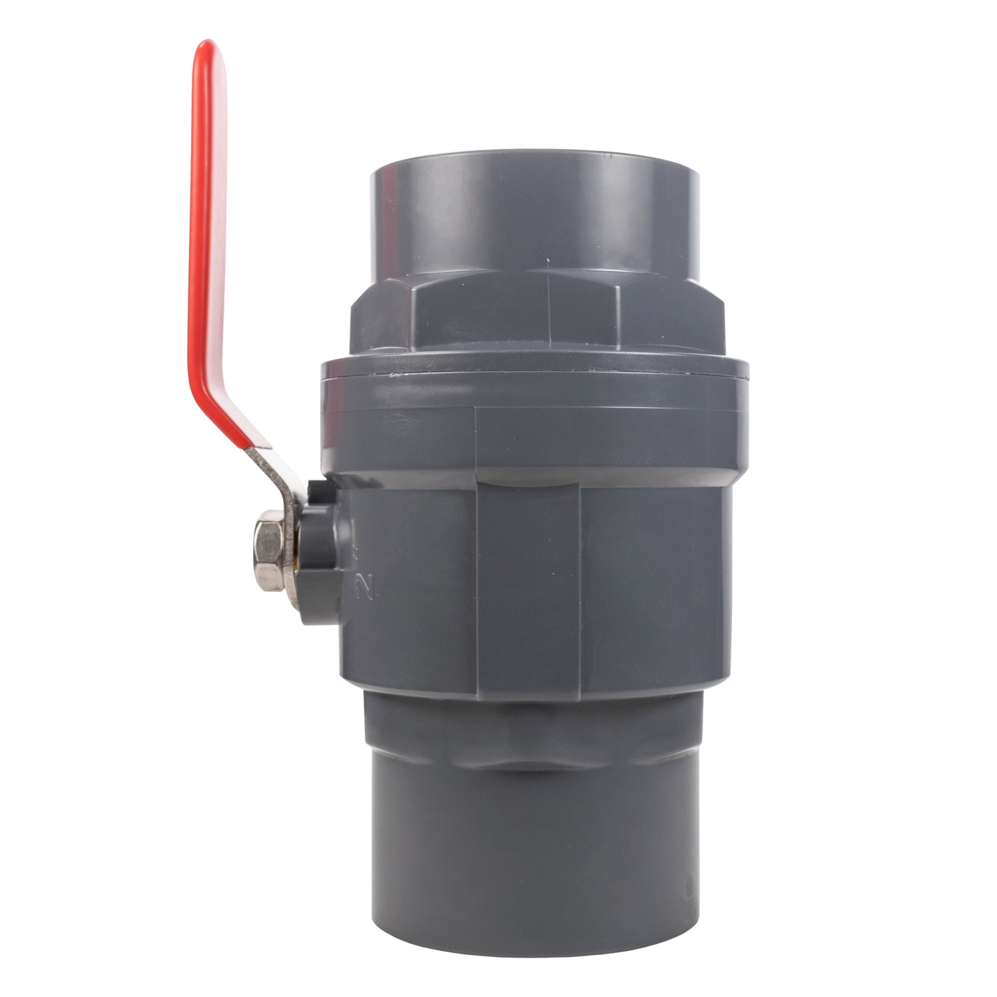 Stainless Steel Ball PP Valve & Barbed Outlet, 2"