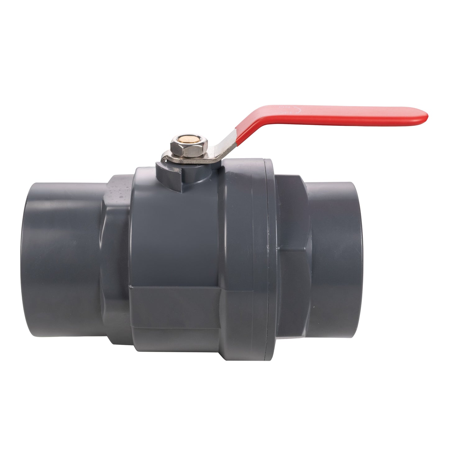 Stainless Steel Ball PP Valve & Barbed Outlet, 3"