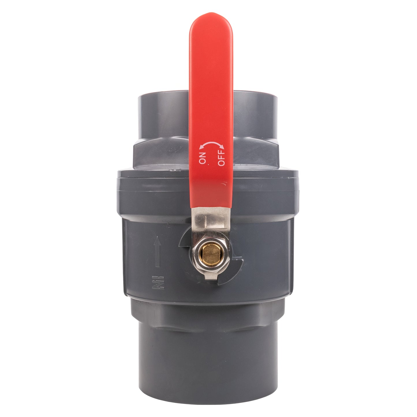 Stainless Steel Ball PP Valve & Barbed Outlet, 3"