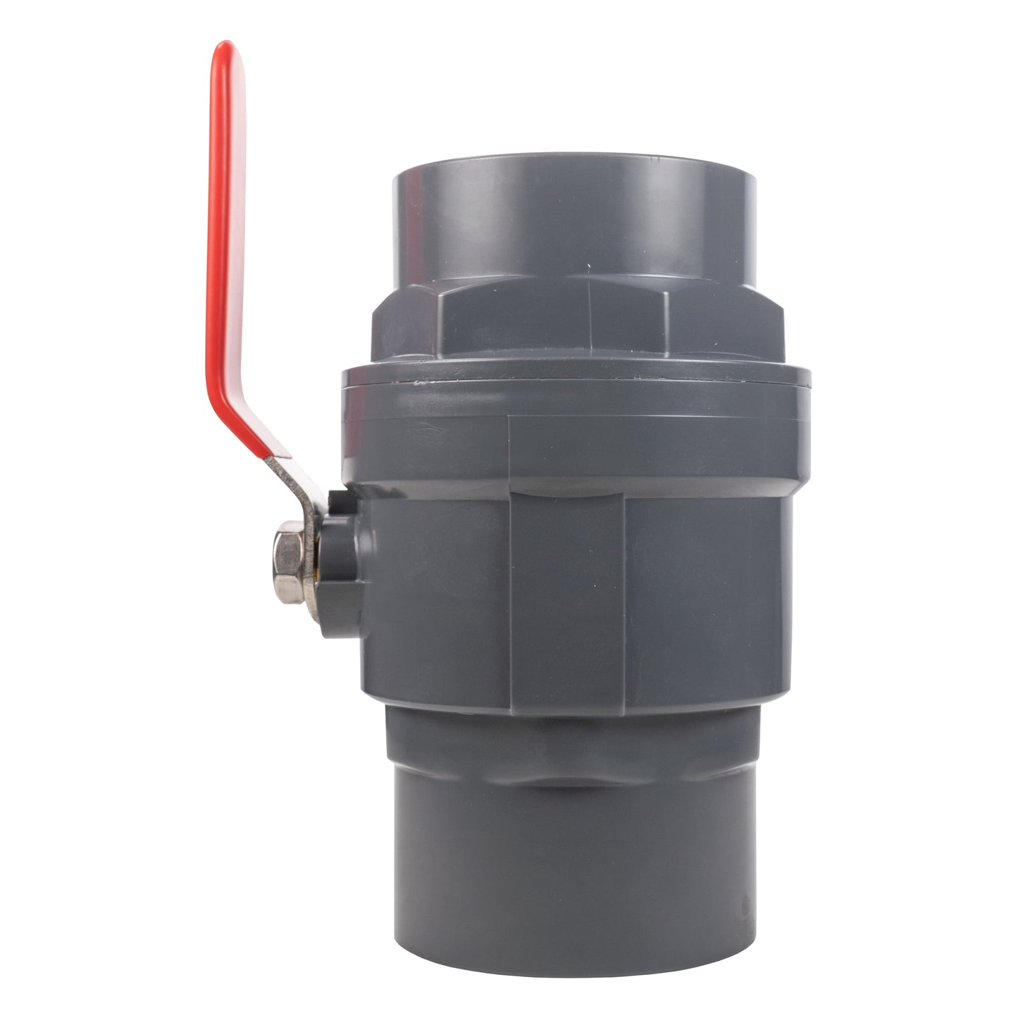 Stainless Steel Ball PP Valve & Barbed Outlet, 3"