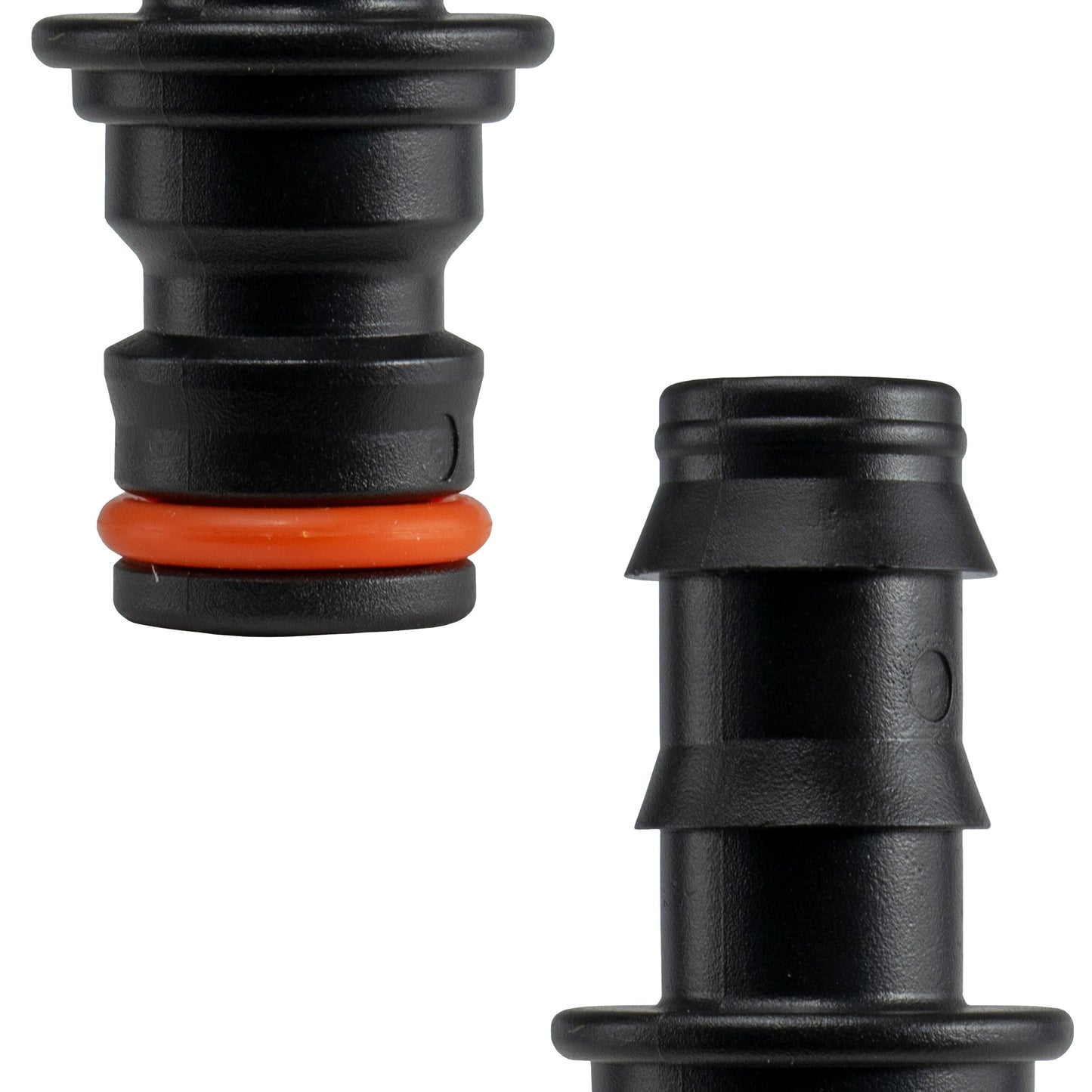 Irrigation 1/2" Barb to Hosepipe Male Quick Connector, Black