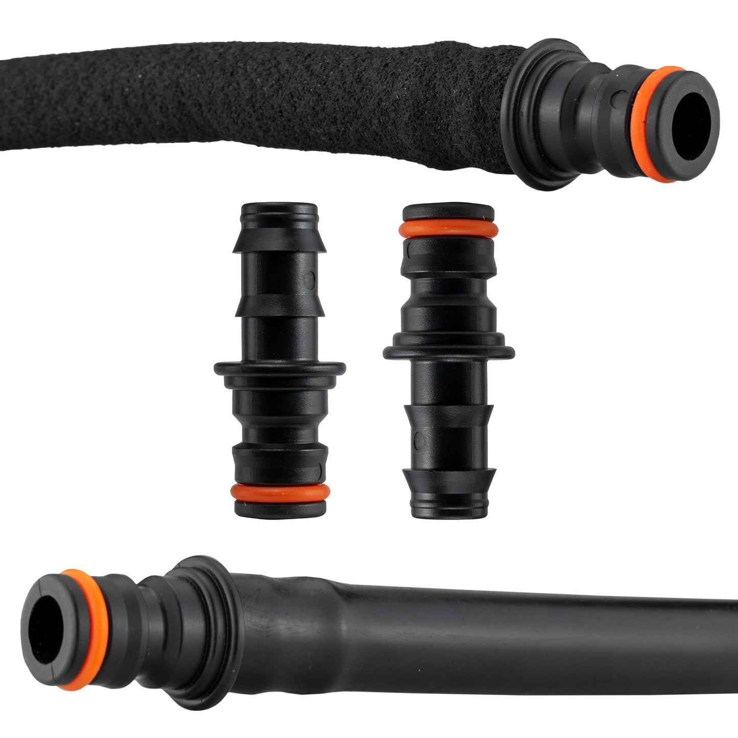 Irrigation 1/2" Barb to Hosepipe Male Quick Connector, Black