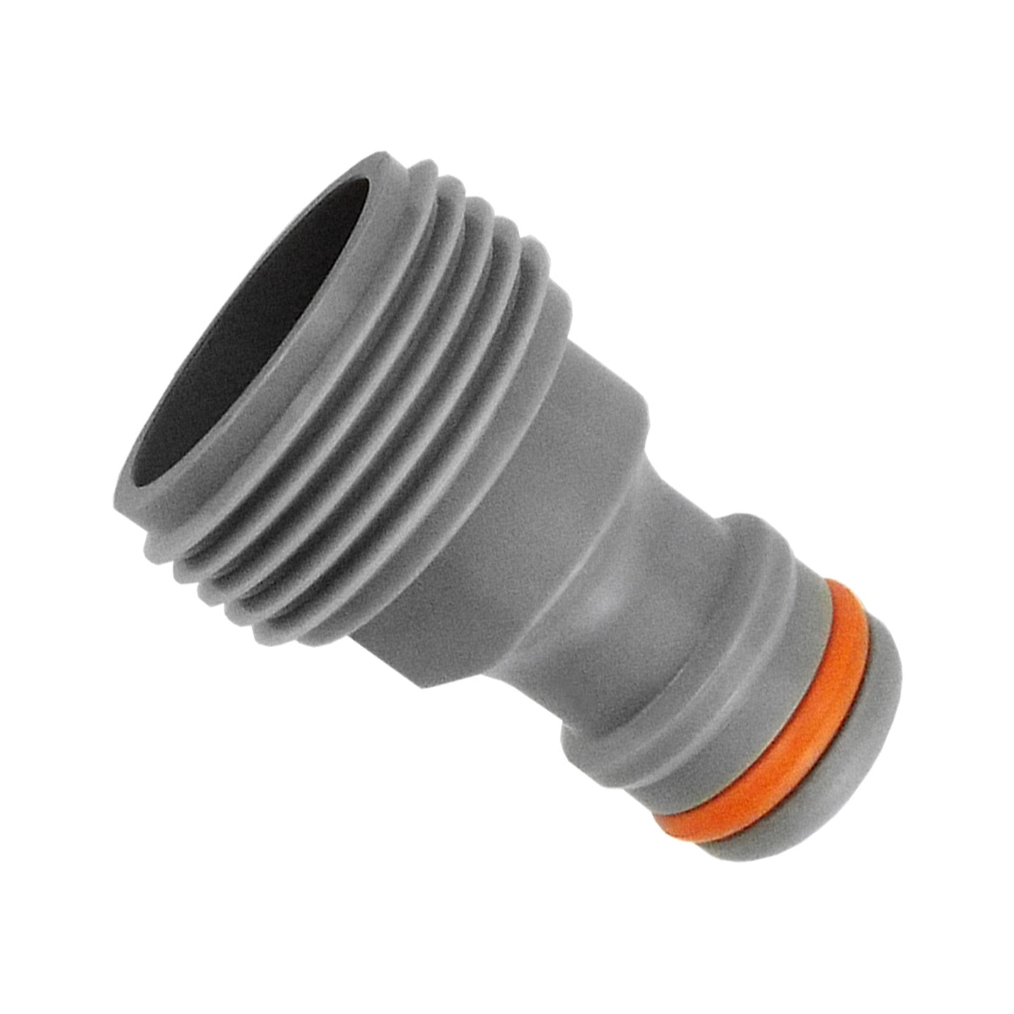 Male Tap Connector – 3/4” BSPM, Grey