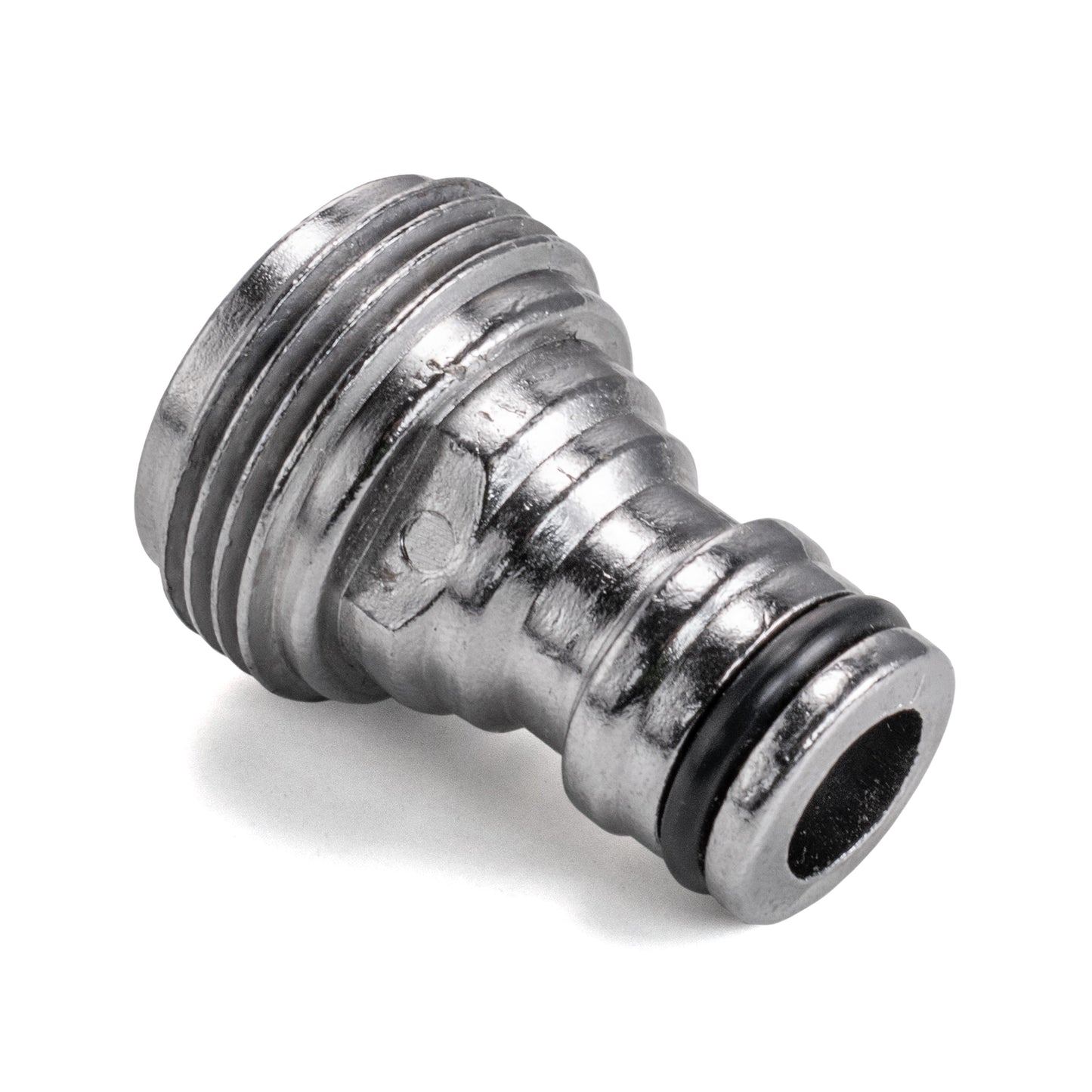Male Tap Connector – 3/4” BSPM, Nickel Plated Brass