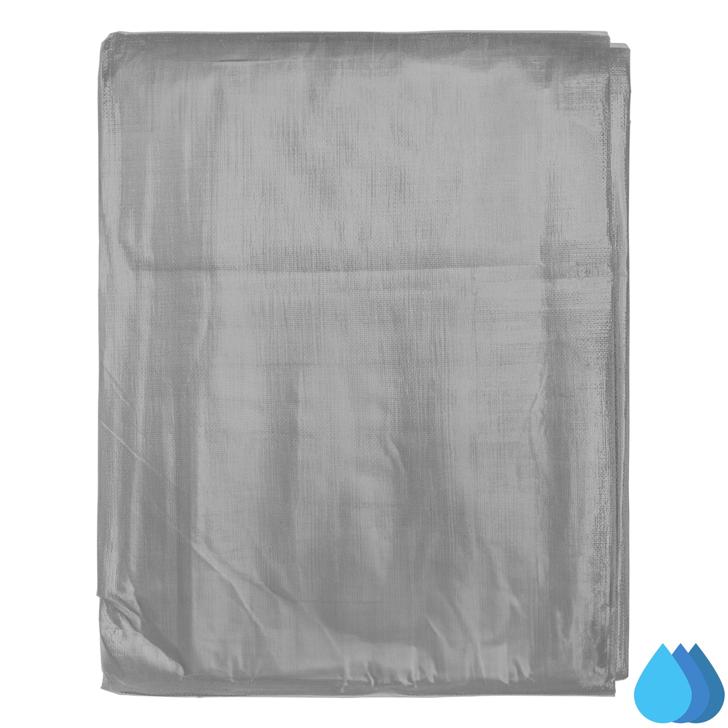 5m x 6m Silver & Black 300gsm Supergrade Tarpaulin