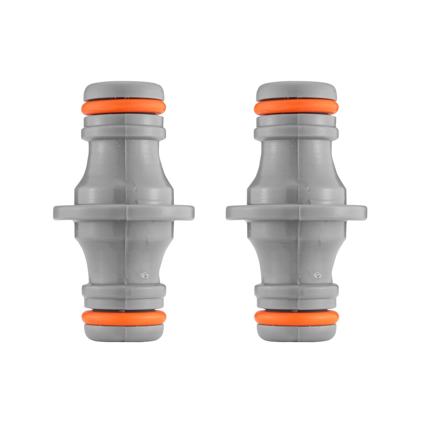 Double Male Garden Hosepipe Joiner (2x Pack)