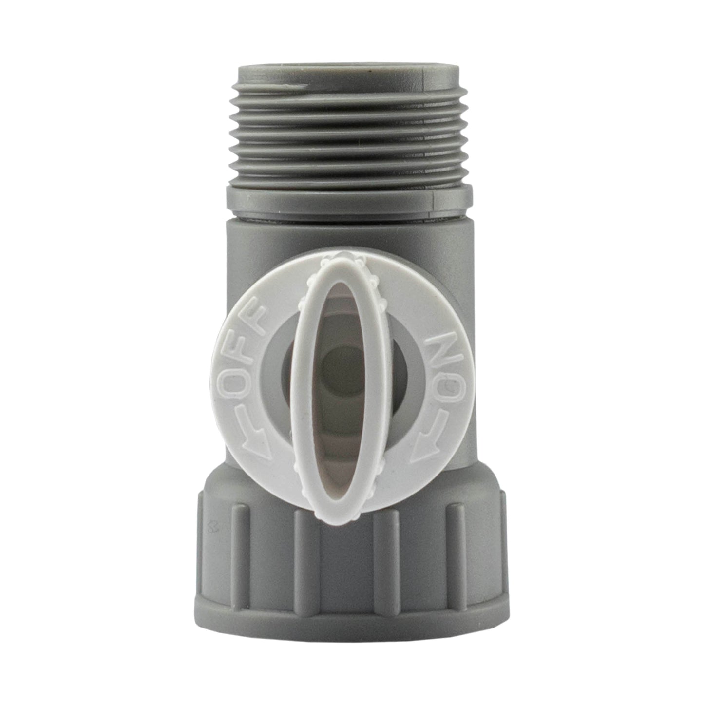 3/4" BSP Female to Male Valve, Grey