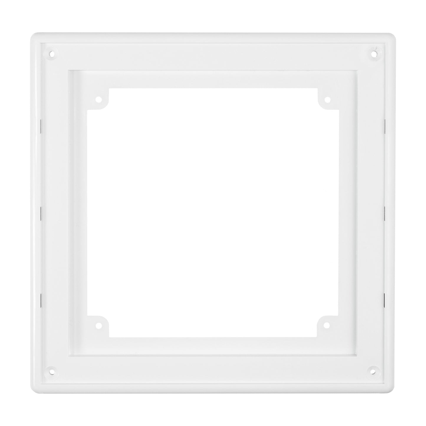 White Louvre Vent with Fly Screen, 150mm x 150mm