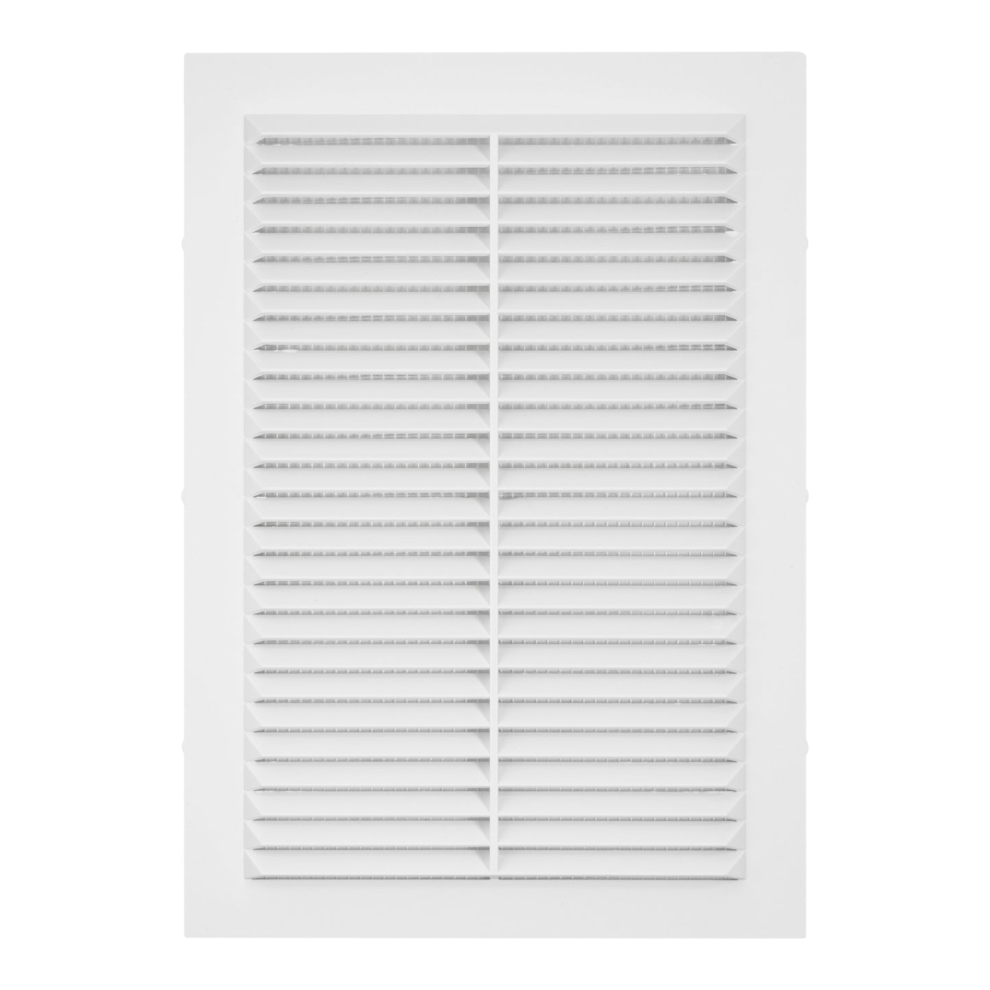 White Louvre Vent with Fly Screen, 170mm x 240mm