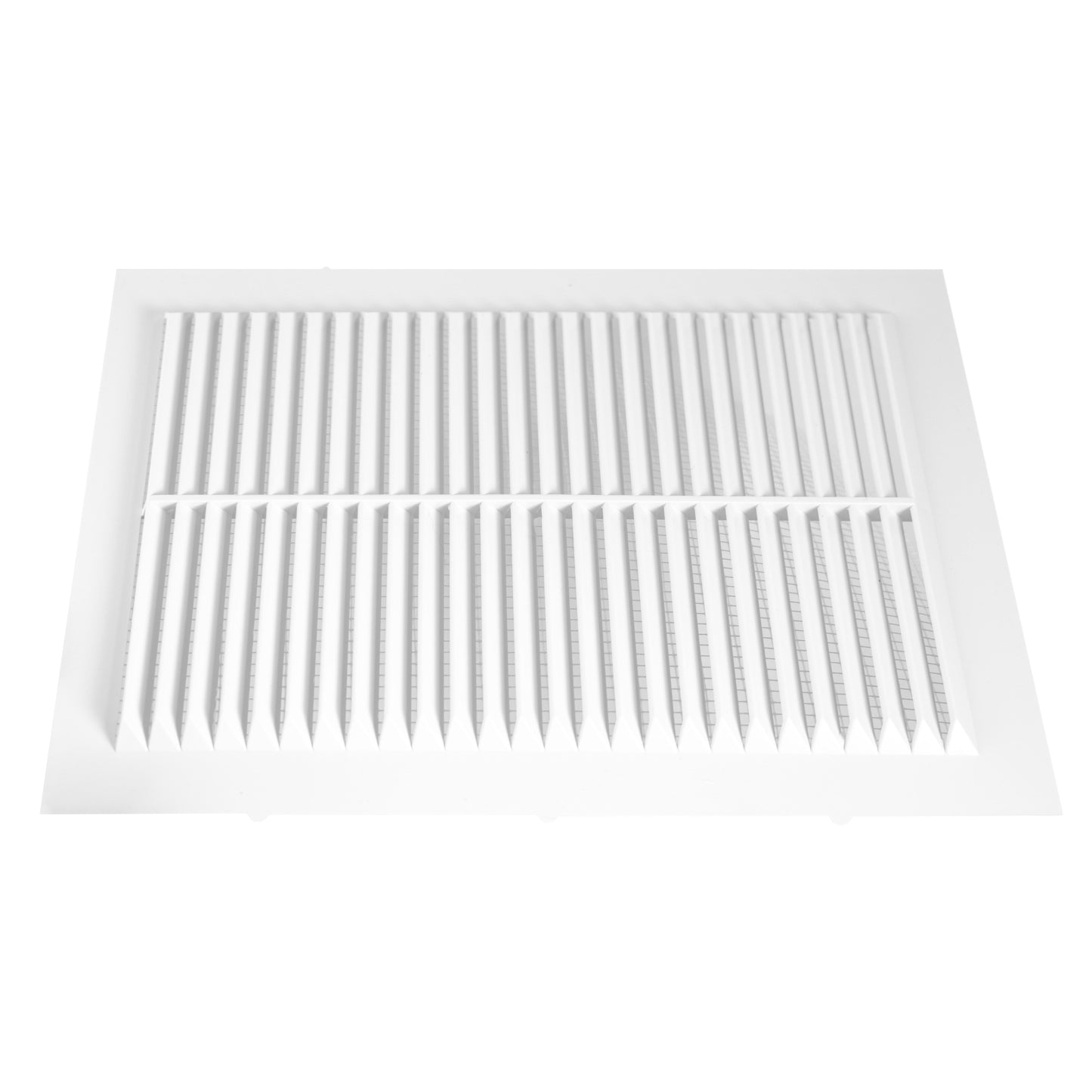 White Louvre Vent with Fly Screen, 170mm x 240mm