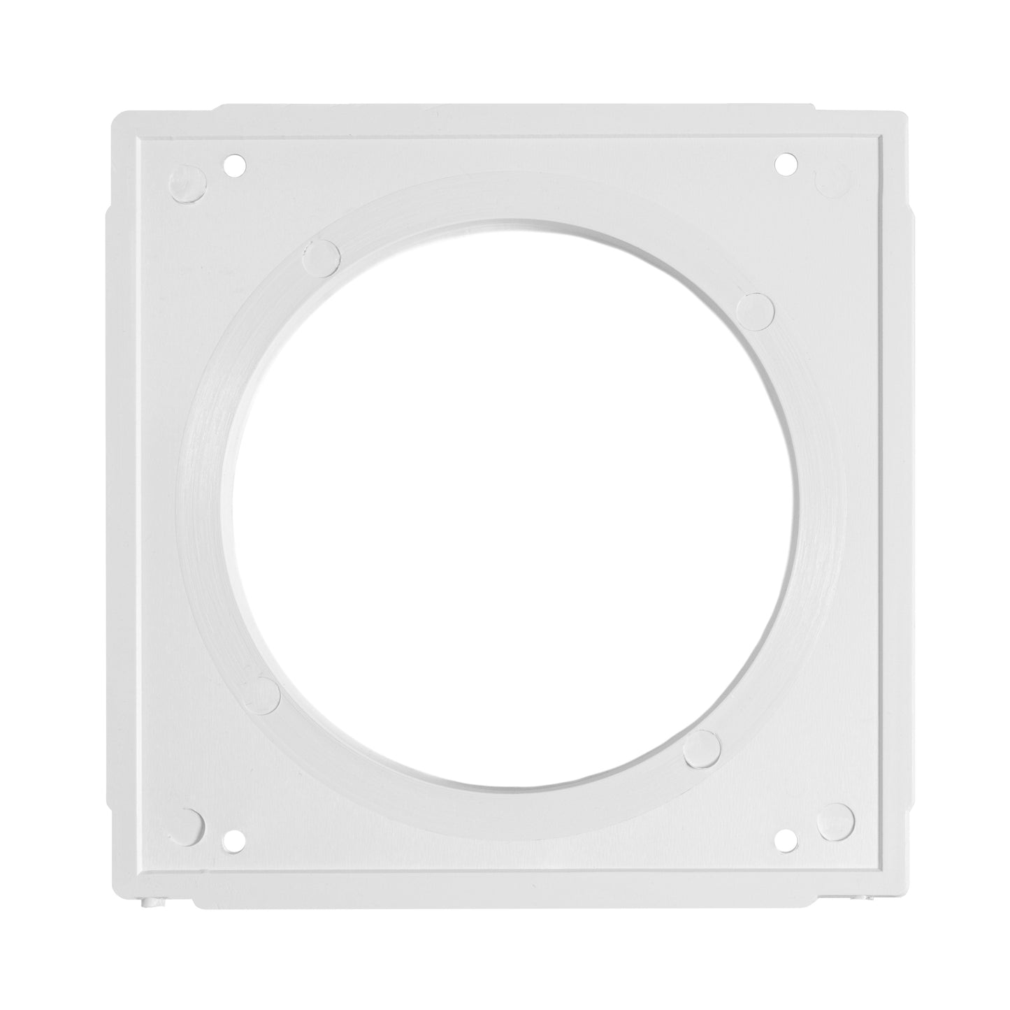 White Duo Smart Louvre Vent with Fly Mesh, 125mm x 125mm