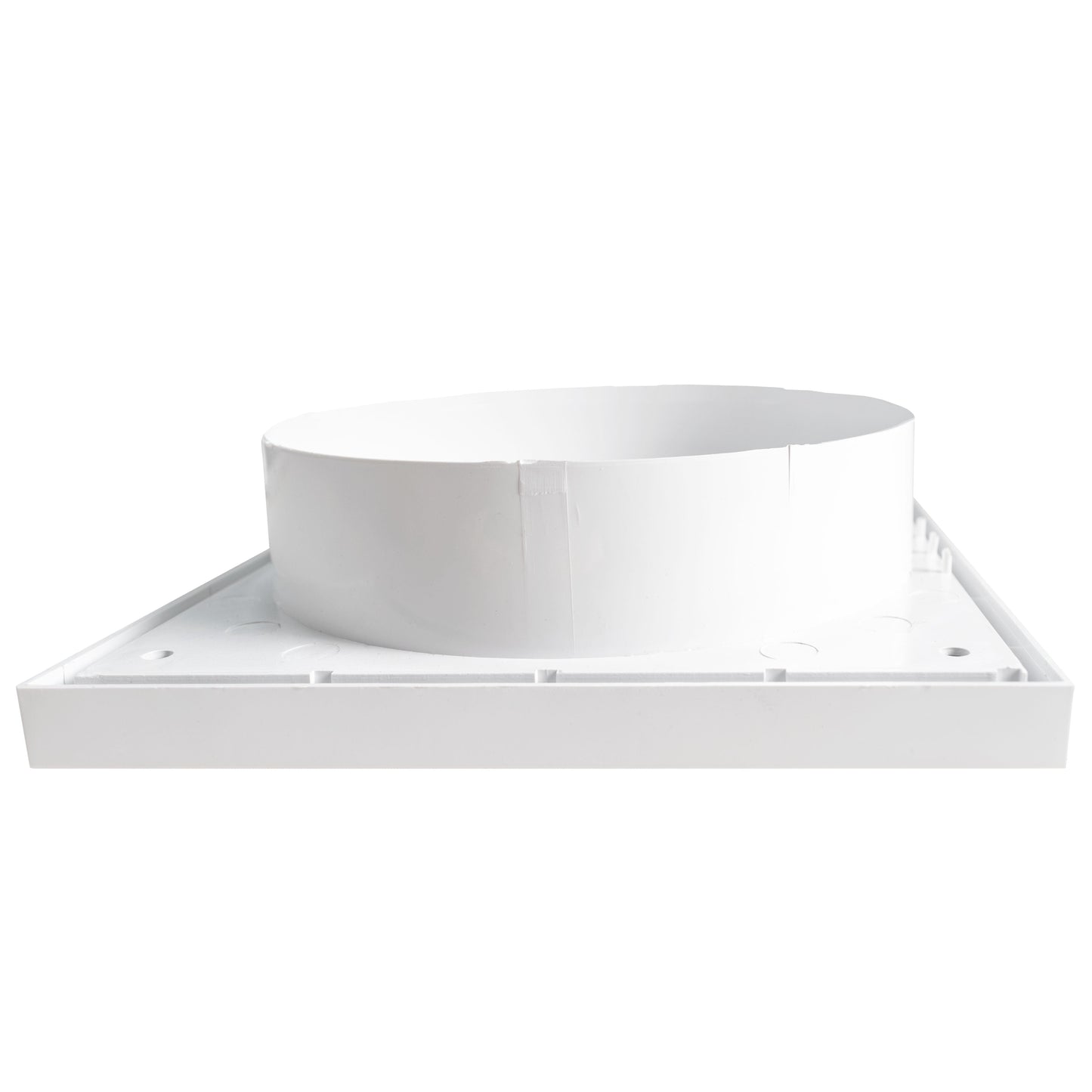 White External Louvre Vent with Fly Screen, 150mm x 150mm