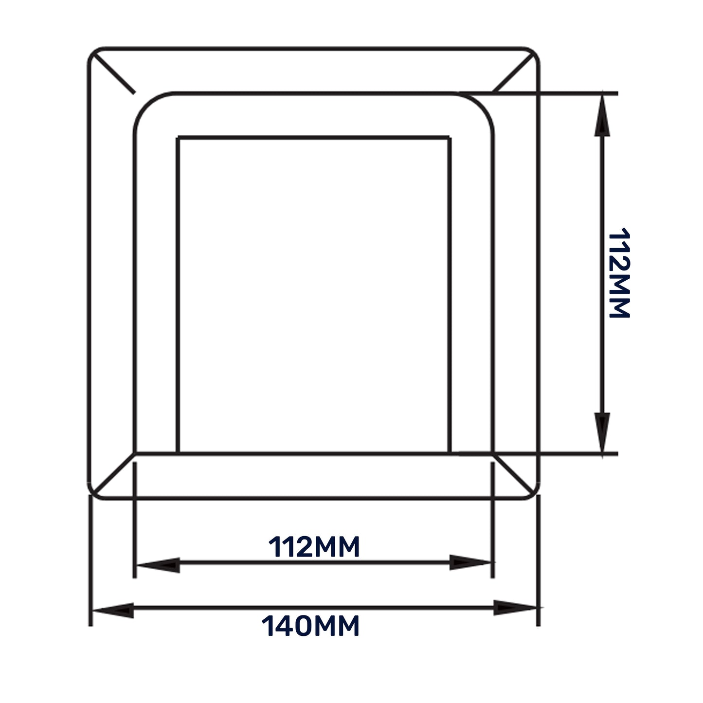 External Air Vent 100mm Hooded Duct Cover Gravity Flap Cowl Grille
