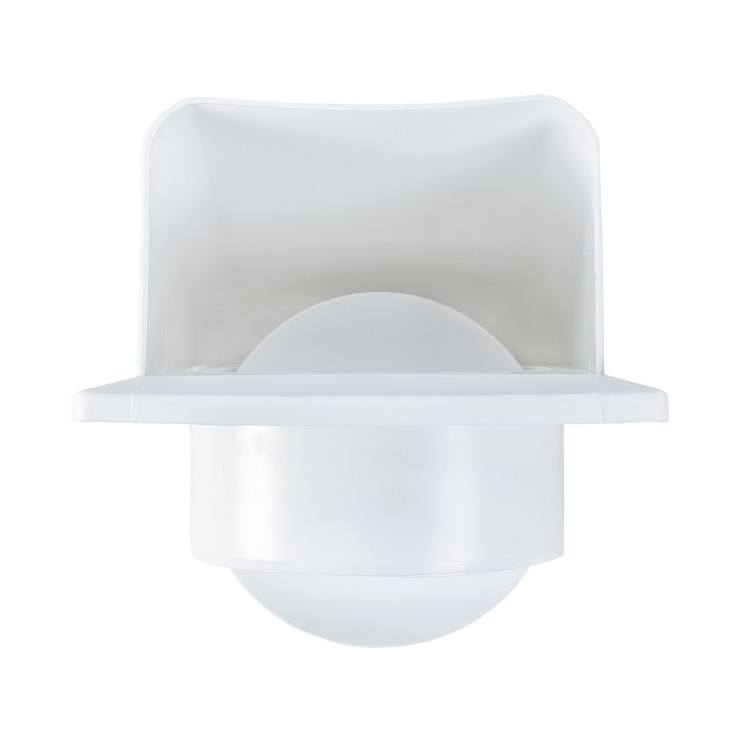 External Air Vent 100mm Hooded Duct Cover Gravity Flap Cowl Grille