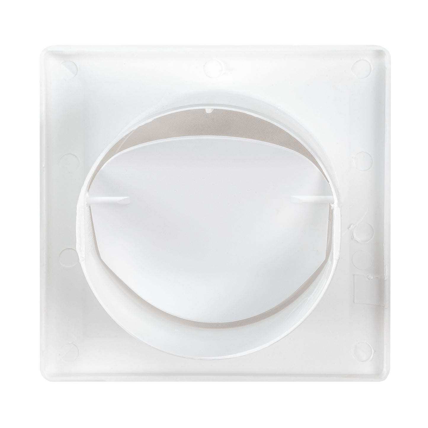 White External Louvre Vent with Hood, 100mm x 100mm
