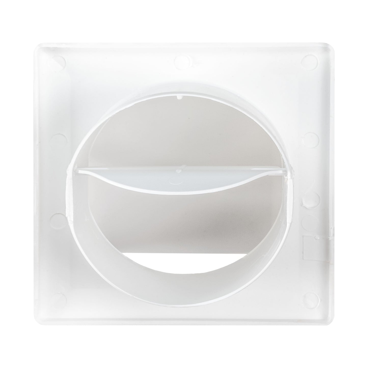 White External Louvre Vent with Hood, 100mm x 100mm