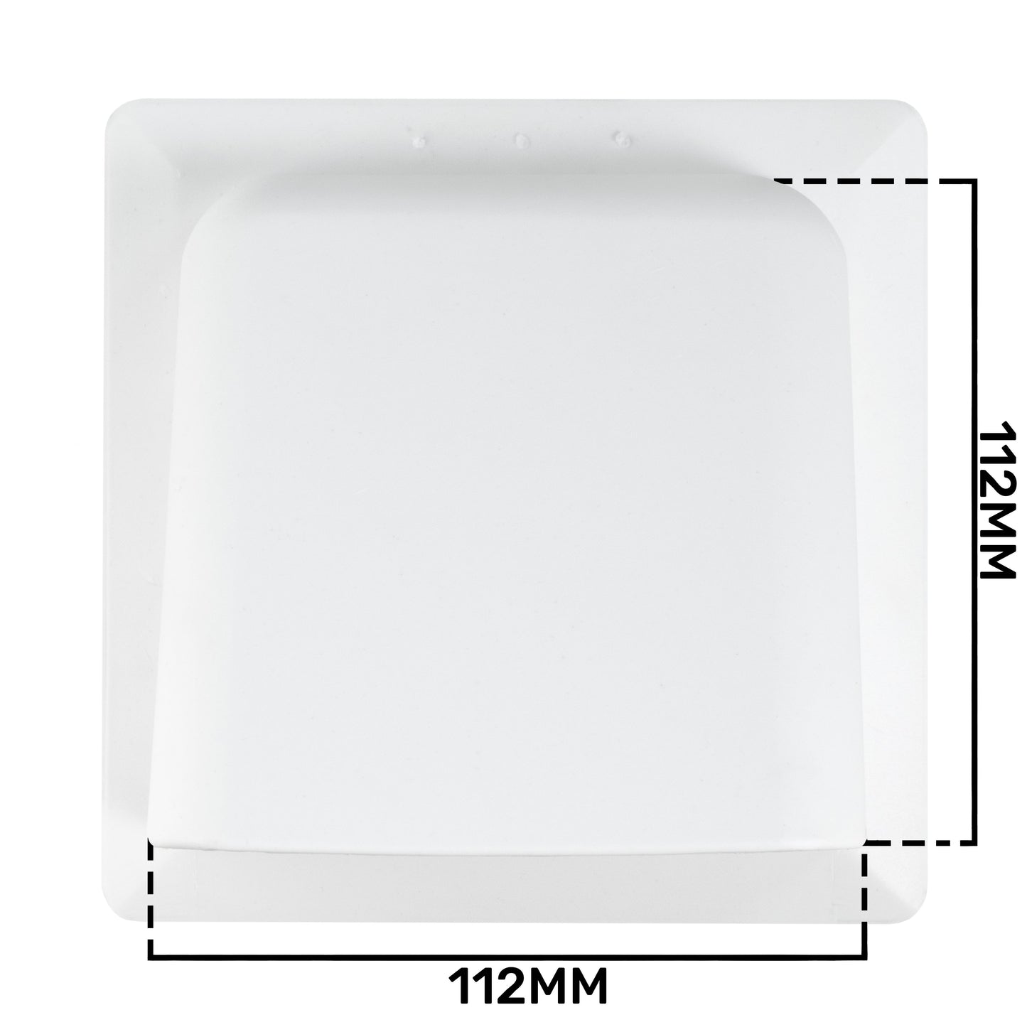 External Air Vent 100mm Hooded Duct Cover Gravity Flap Cowl Grille