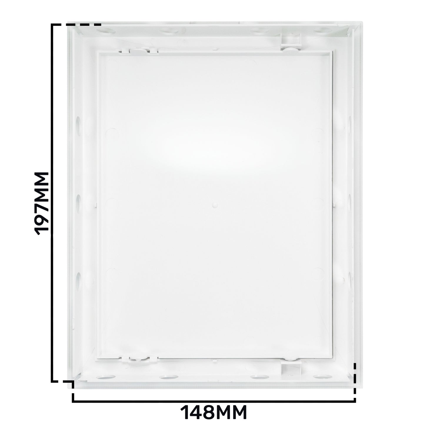 White Access Panel Service Door, 150mm x 200mm