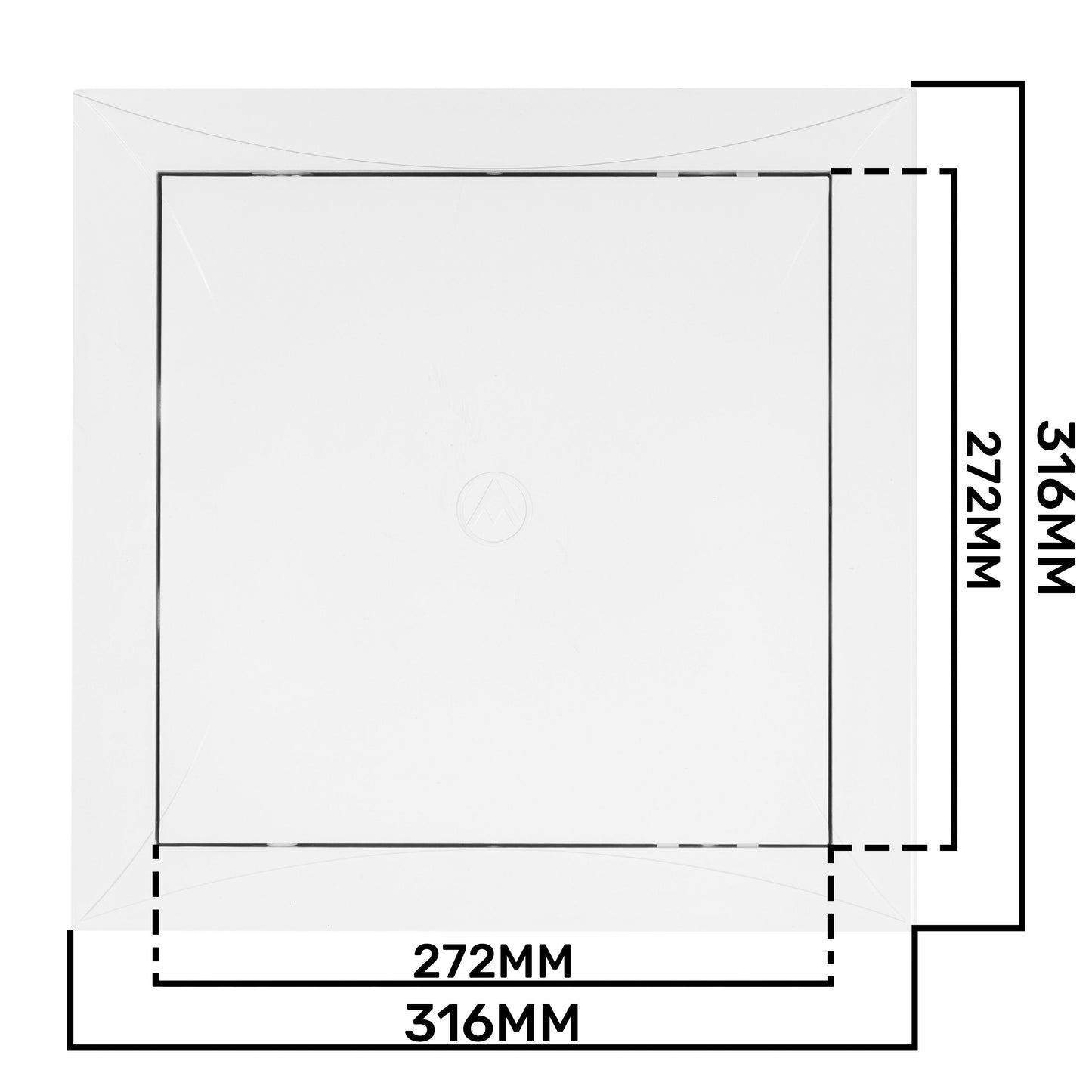 White Access Panel Service Door, 300mm x 300mm