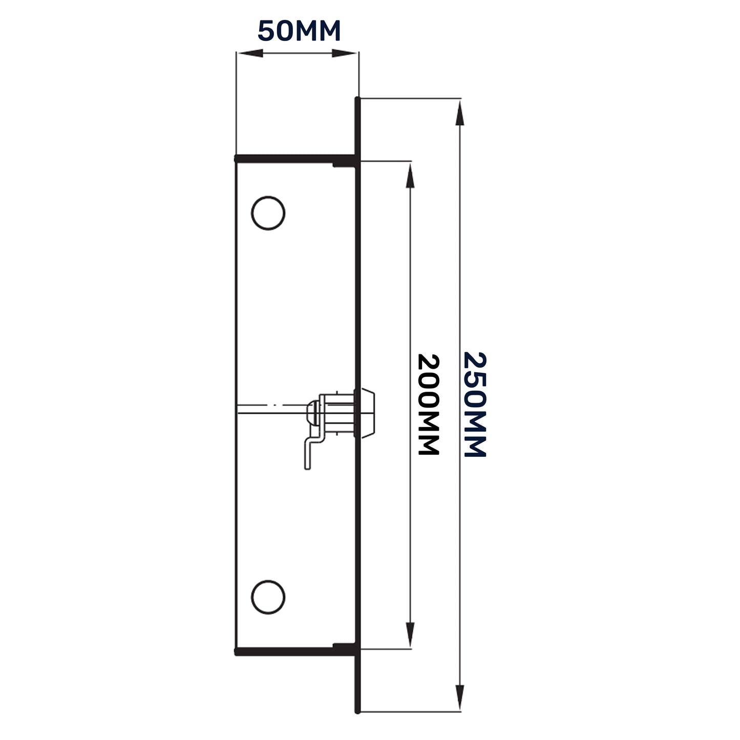 Lockable White Access Panel Service Door, 150mm x 200mm
