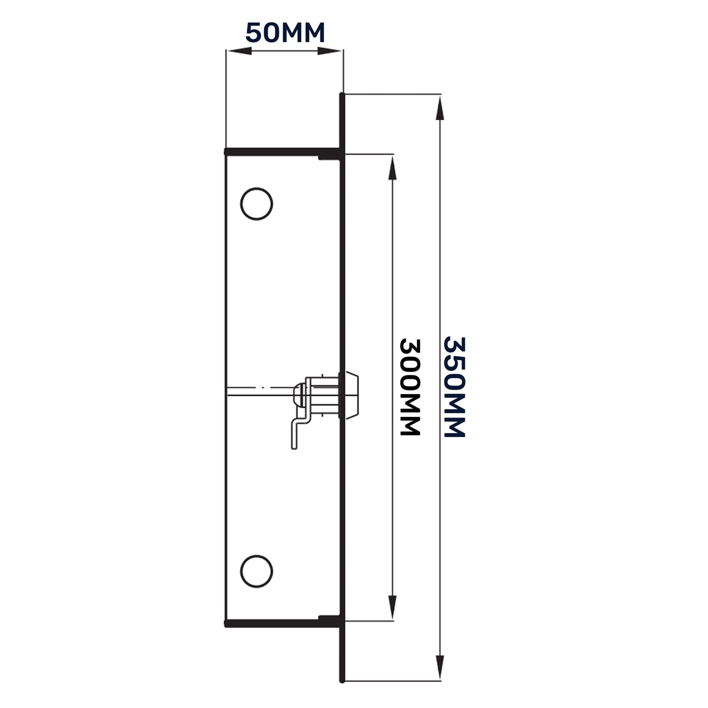 Lockable White Access Panel Service Door, 200mm x 300mm