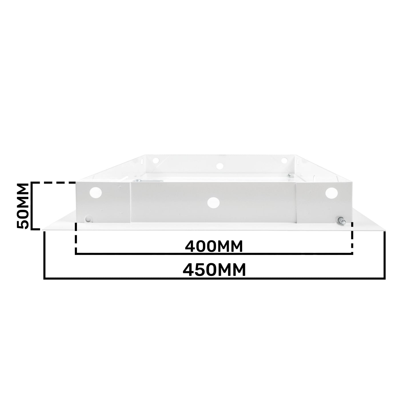 Lockable White Access Panel Service Door, 400mm x 400mm