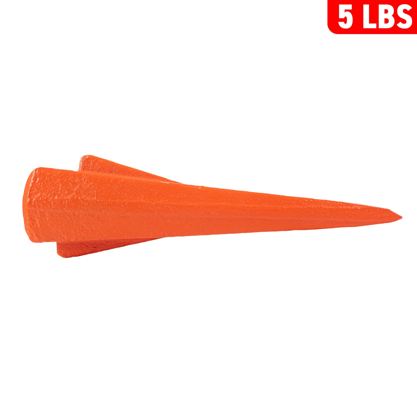 Red 5LBS Wood Log Splitting Spike Wedge