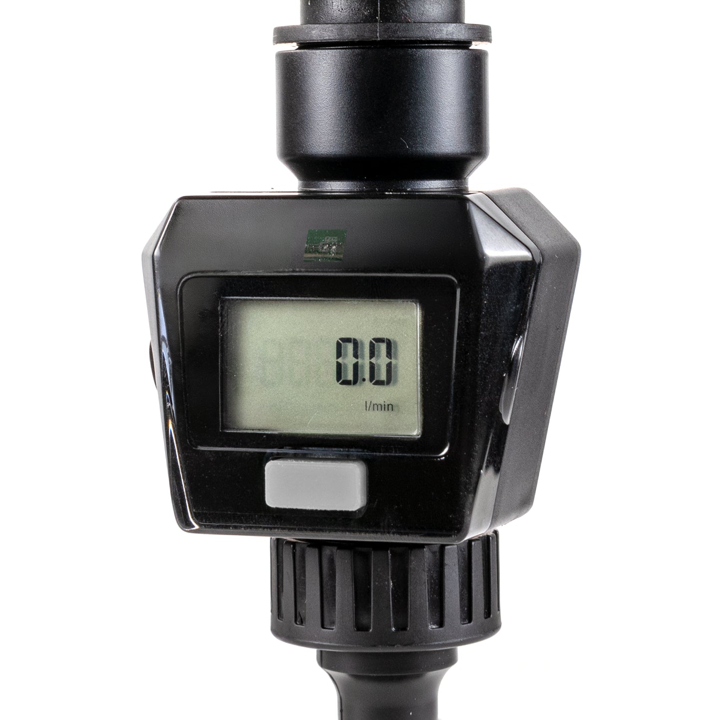 Water Flow Meter, Grey & Black