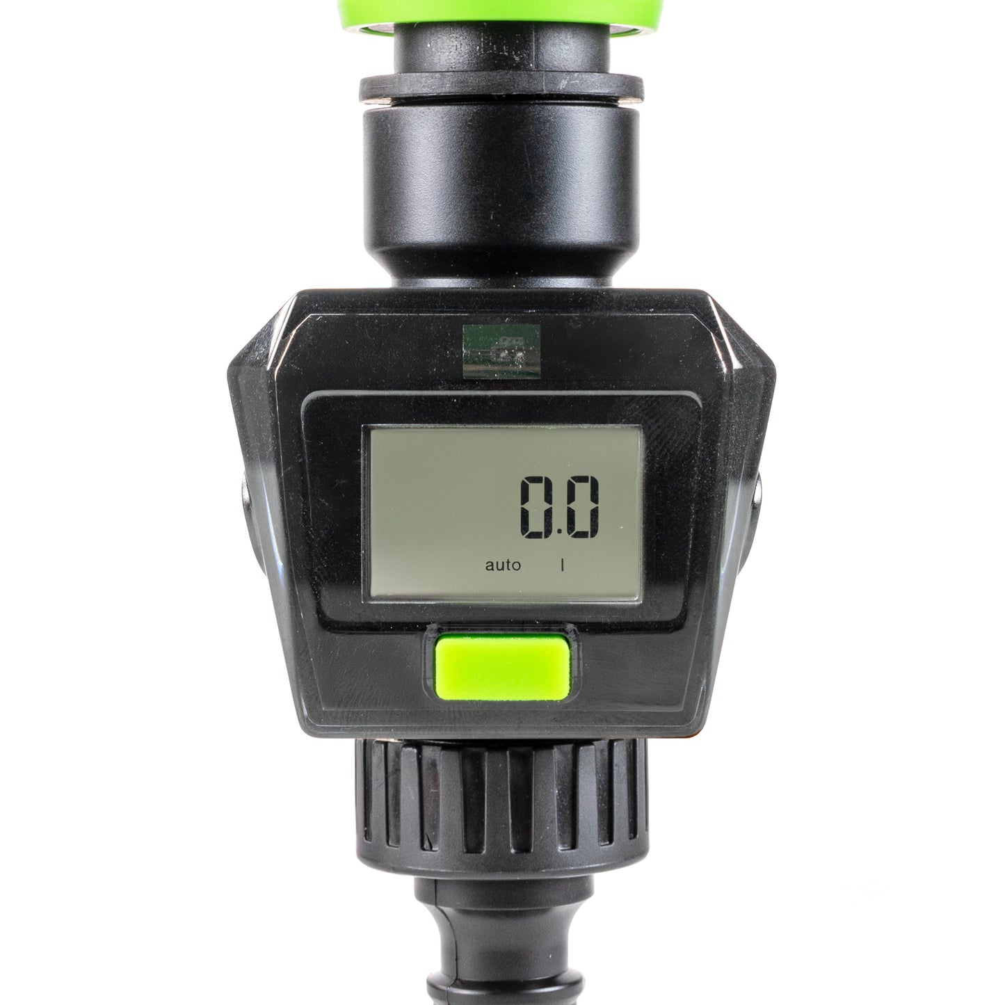 Water Flow Meter, Green & Black