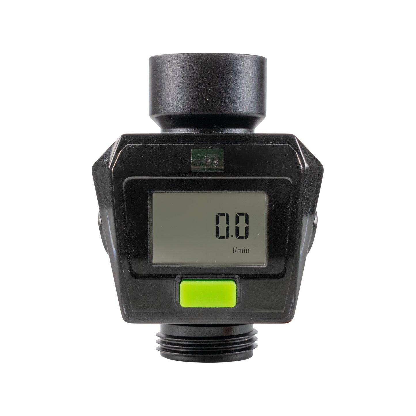 Water Flow Meter, Green & Black