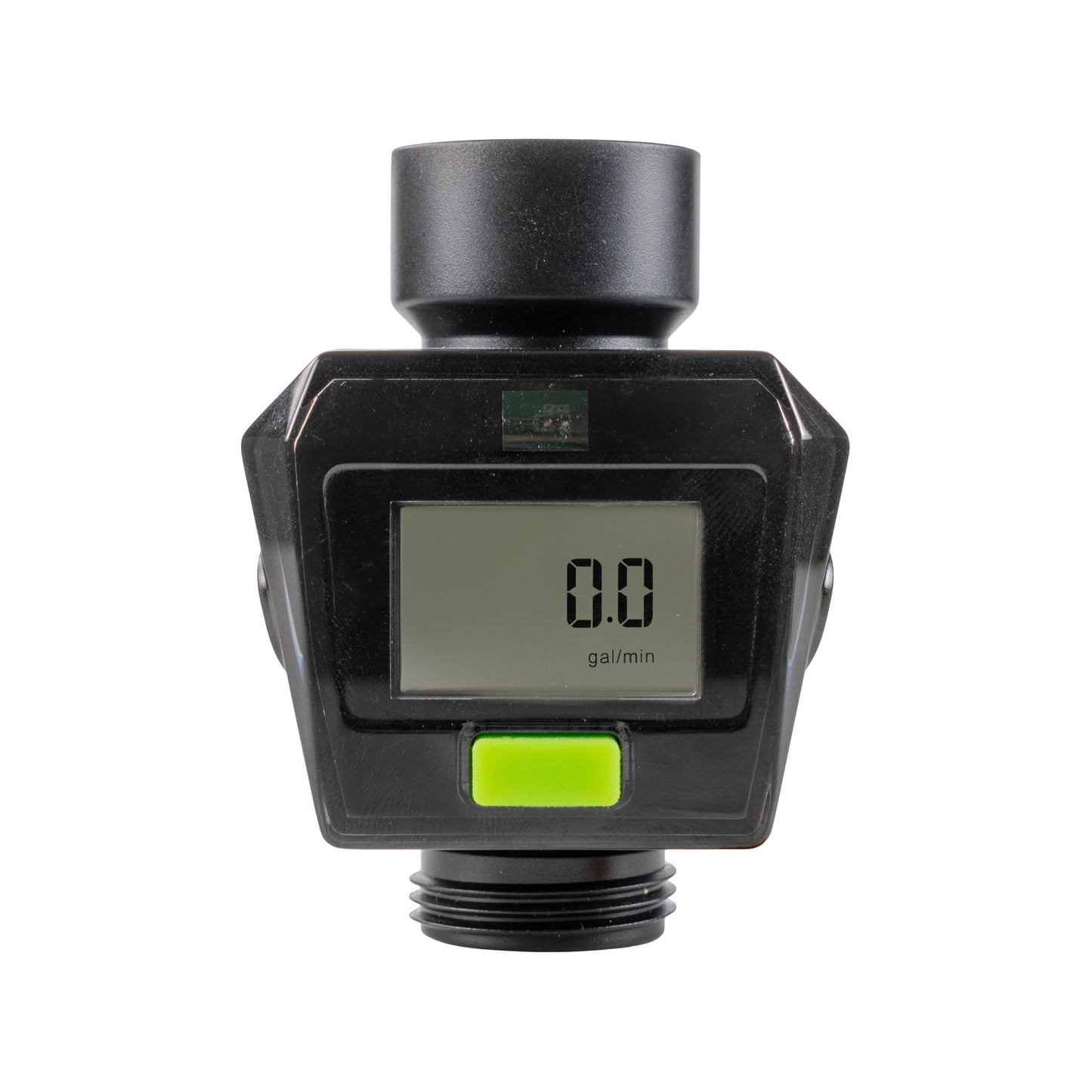 Water Flow Meter, Green & Black
