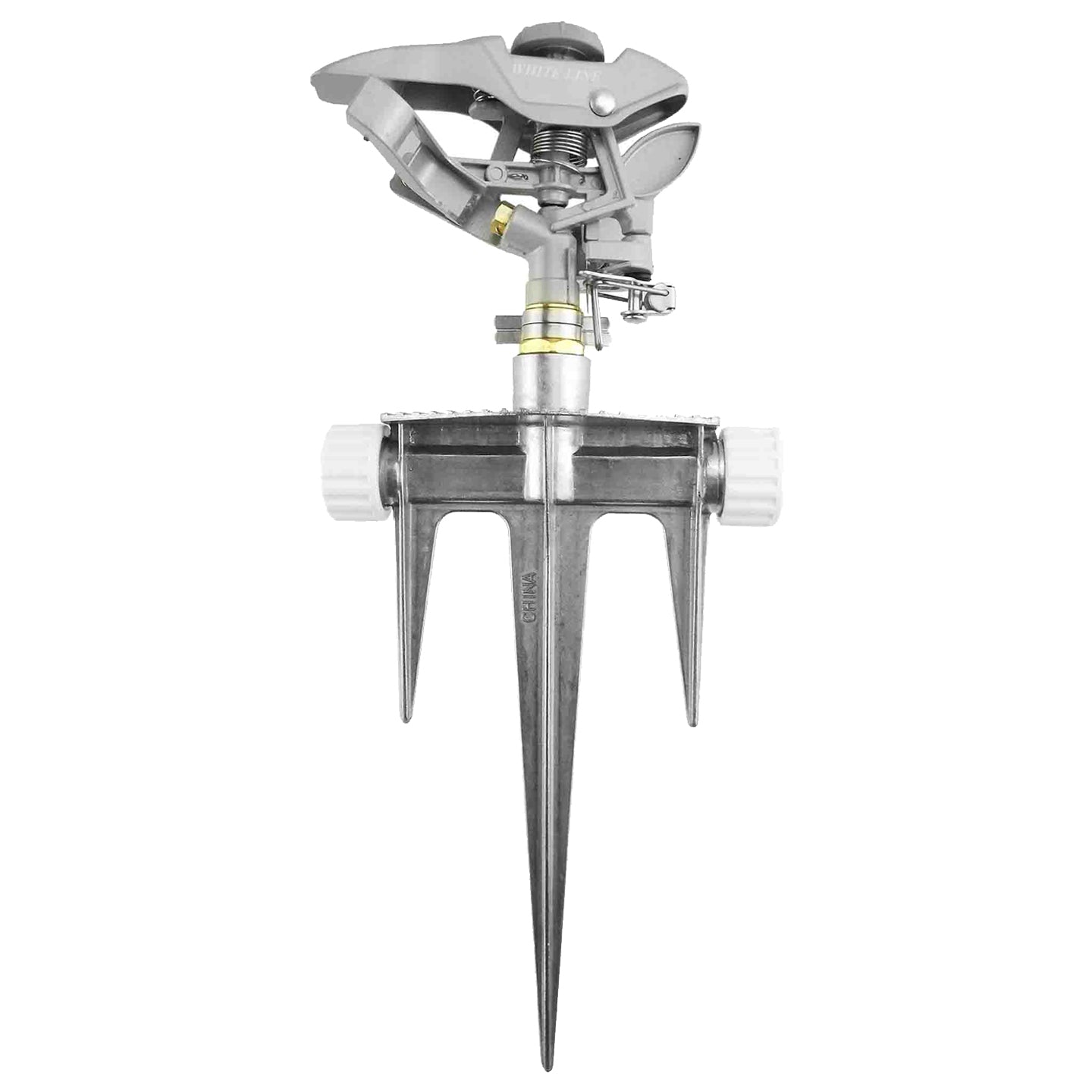 Triton Pulsating Lawn Sprinkler, White line