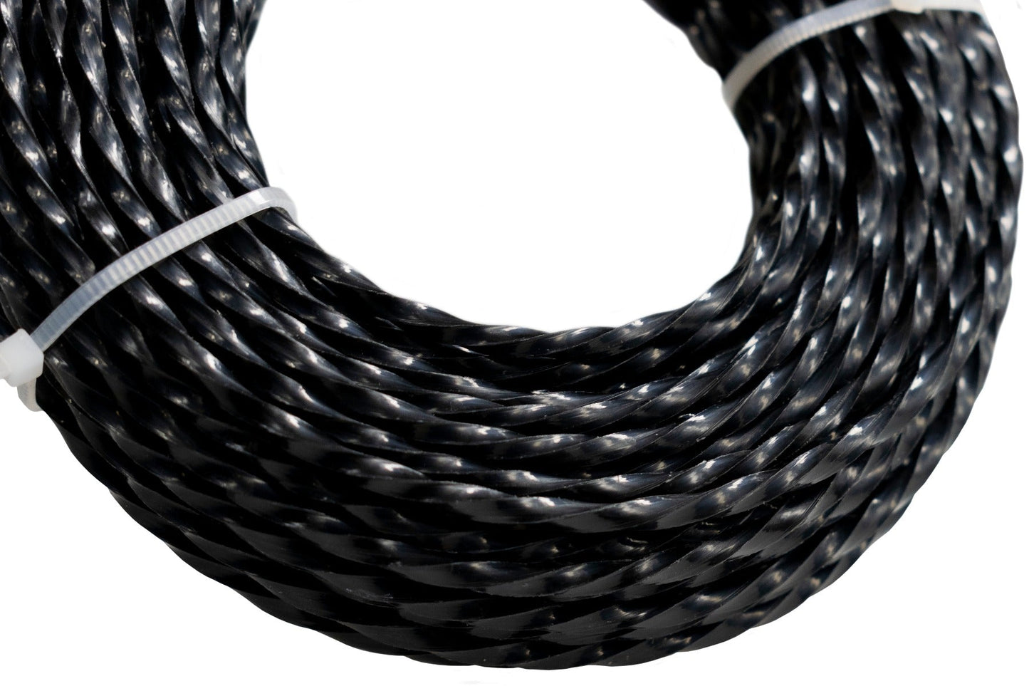 15m Twisted Black Trimmer Line, 2mm