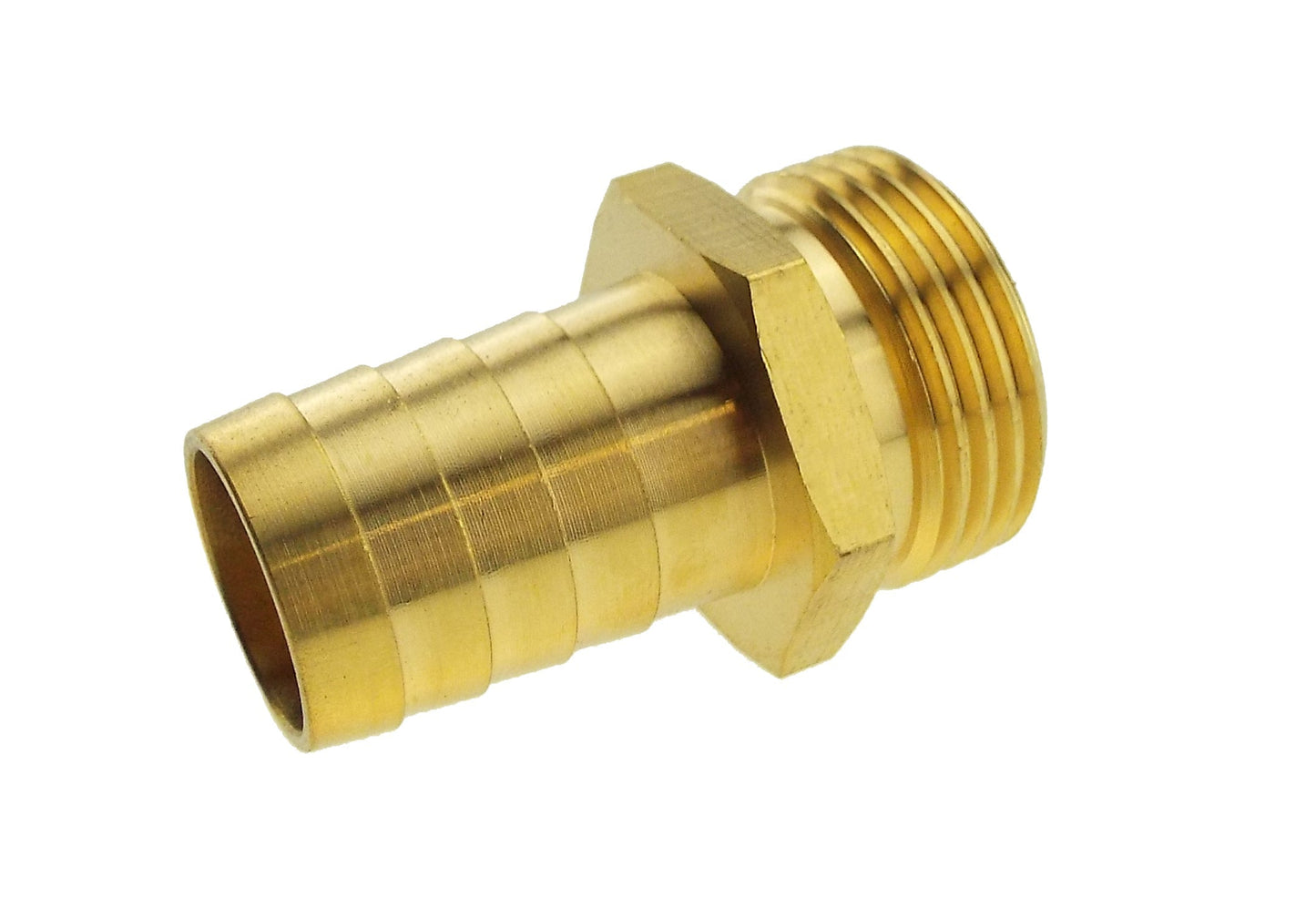 Brass 32mm Barbed Joiner with 1.25" BSP Male Thread