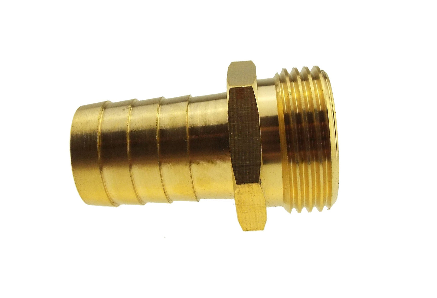 Brass 50mm Barbed Joiner with 2" BSP Male Thread