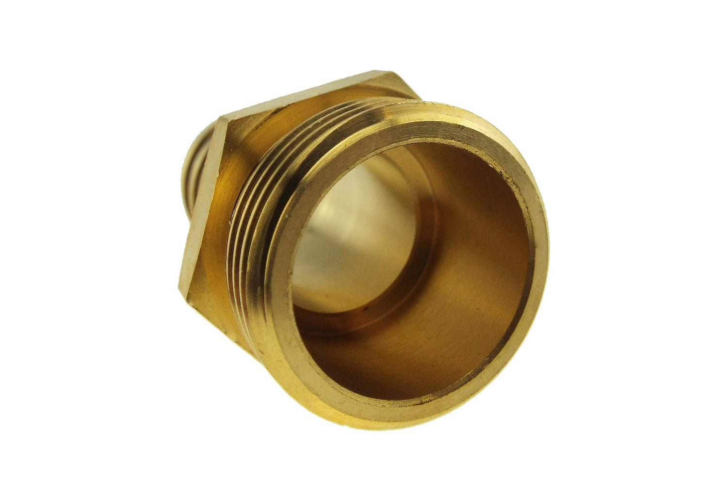 Brass 50mm Barbed Joiner with 2" BSP Male Thread