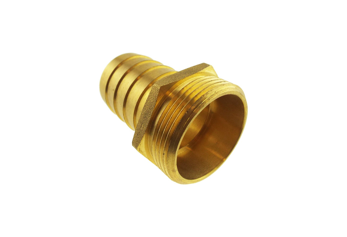 Brass 50mm Barbed Joiner with 2" BSP Male Thread