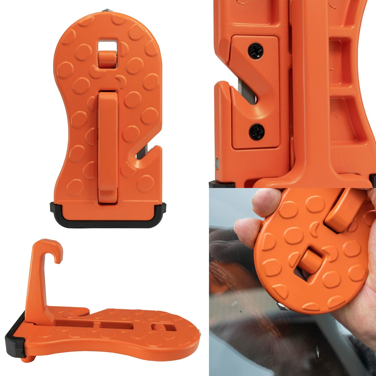 Type B Vehicle Car Door Step Up Ladder, Orange