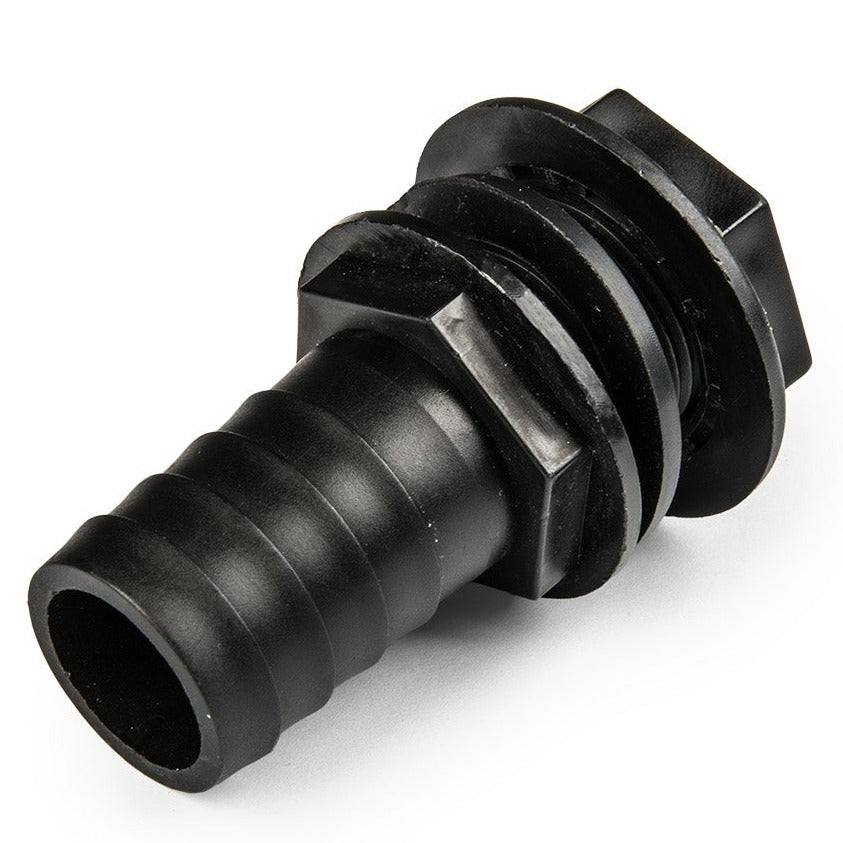 Water Butt Overflow Adapter with Nut & Washer, 3/4" - 1"