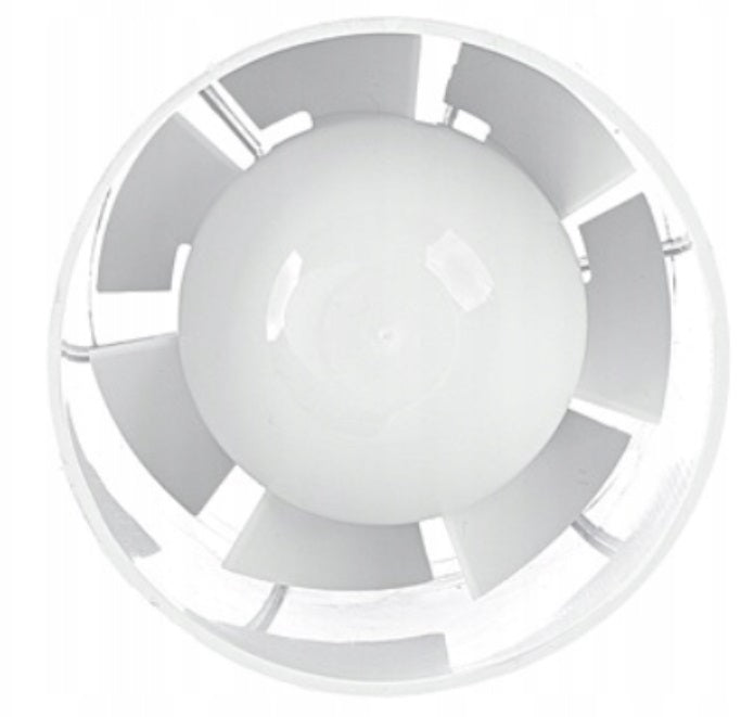 Euro Axial Bathroom Extraction Fan, 100mm