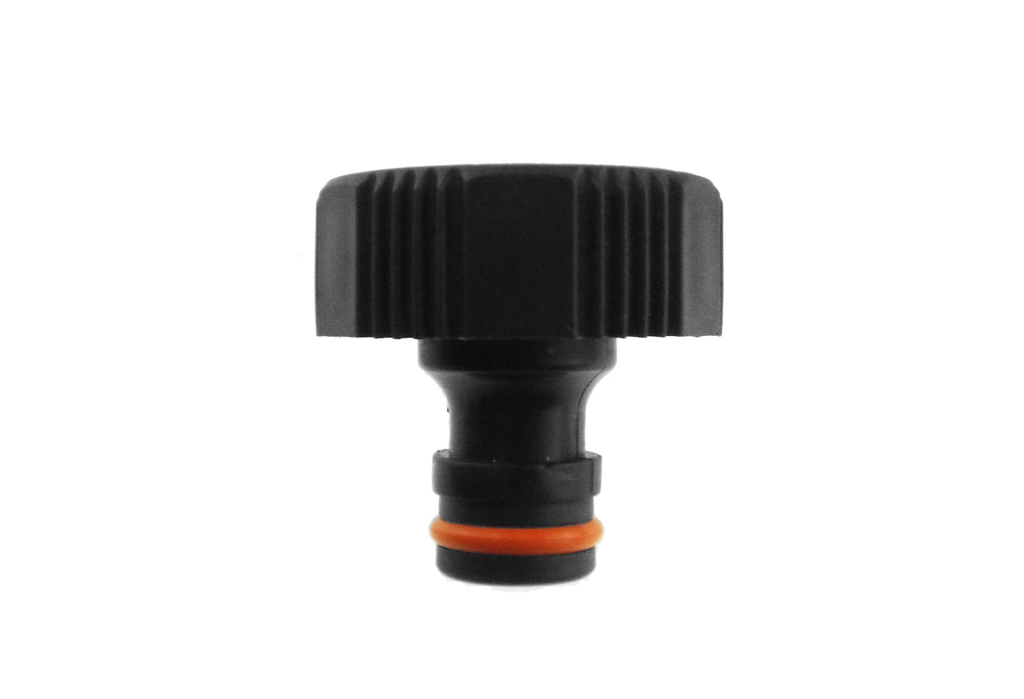Female Tap Connector – 3/4” BSPF, Black